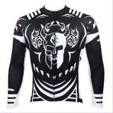 Hot Sale Cycling Jersey  Cycling Jersey Wholesale Outdoor Men's Long-sleeved Jersey for Spring and Summer Black and White Ultraviolet Resistant Fabric Outdoor Sportswear(velvet) NO.077 -  Cycling Apparel, Cycling Accessories | BestForCycling.com 