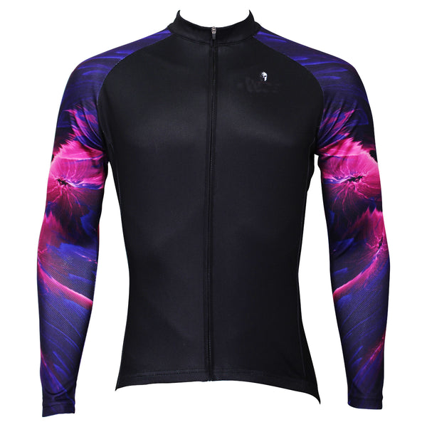 ILPALADINO Purple Pink Cool Graphic Arm Men's Cycling Long-sleeve Black Jerseys - Spring Summer Exercise Bicycling Pro Cycle Clothing Racing Apparel Outdoor Sports Leisure Biking Shirts Team Kit Personalized Styles NO.365 -  Cycling Apparel, Cycling Accessories | BestForCycling.com 