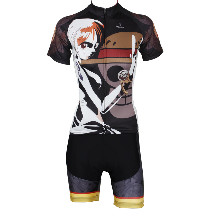 ONE PIECE Series Woman's Short-sleeve Cycling Suit Jersey