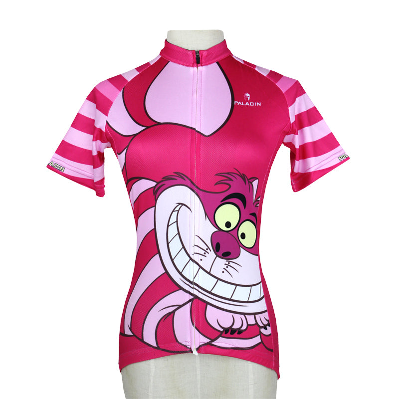 “Grin &amp; Spin” — Ilpaladino Big-Mouth Cat Women’s Cartoon Speed-Suit &nbsp;