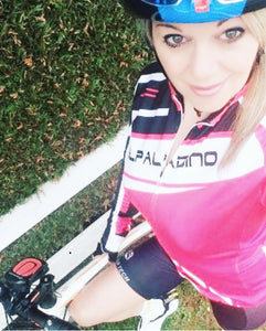 Selfie of Sweet Cycling Girl