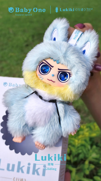 BabyOne Lukiki Travel Series: Surprise Random-Design Vinyl Plush Pendant – Collectible Box Figures, Home Decor & Perfect Holiday/Birthday Gifts for Boys & Girls