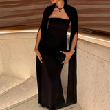 French Style Slim Fit Solid Color Slit Dress