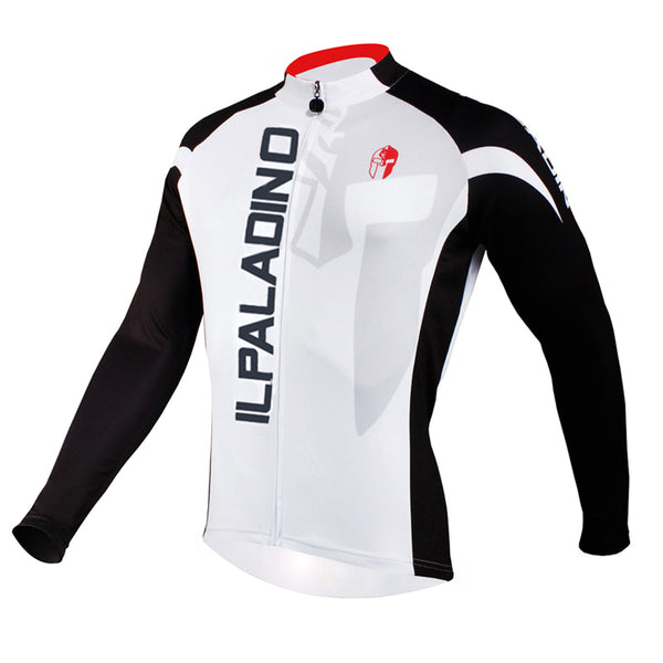 Men's Black-sleeve Long-sleeves  Cycling Jersey for Ultraviolet-Resistant Breathable and Quick Dry Outdoor Sport Hidden-Zipper White Shirt Leisure Bike Jacket Bicycle Fitness Clothing for Winter 002(velvet) -  Cycling Apparel, Cycling Accessories | BestForCycling.com 