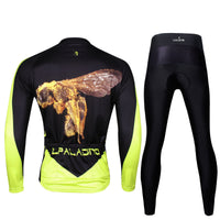 ILPALADINO Honey Bee Men's Long Black and Yellow Sleeves Cycling Jerseys Suit Winter Exercise Bicycling Pro Cycle Clothing Racing Apparel Outdoor Sports Leisure Biking (Velvet) NO.737 -  Cycling Apparel, Cycling Accessories | BestForCycling.com 