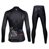 Black Woman's Cycling Jerseys Black embroidery Jerseys.712 -  Cycling Apparel, Cycling Accessories | BestForCycling.com 