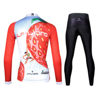 ILPALADINO  Women's Long Sleeves Cycling Jersey Winter Pro Cycle Clothing Racing Apparel Outdoor Sports Leisure Biking shirt (Velvet) NO.735 -  Cycling Apparel, Cycling Accessories | BestForCycling.com 