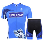 ILPALADINO Snow Wolf Man's Short-sleeve Blue Cycling Jersey Team Kit Jacket T-shirt Summer Suit  Spring Autumn Clothes Sportswear NO.003 -  Cycling Apparel, Cycling Accessories | BestForCycling.com 