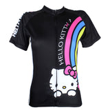 Cartoon World-HELLO KITTY Women's Long/short-sleeve Cycling Suit/Jersey Jacket T-shirt Summer Spring Autumn Clothes Sportswear Pro Cycle Clothing Racing Apparel Outdoor Sports Leisure Biking T-shirt Black Kit NO.025 -  Cycling Apparel, Cycling Accessories | BestForCycling.com 