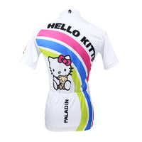 HELLO KITTY Princess Women's  Cycling Jersey T-shirt Summer White NO.025 -  Cycling Apparel, Cycling Accessories | BestForCycling.com 