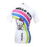 HELLO KITTY Princess Women's  Cycling Jersey T-shirt Summer White NO.025 -  Cycling Apparel, Cycling Accessories | BestForCycling.com 