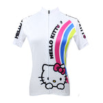 HELLO KITTY Princess Women's  Cycling Jersey T-shirt Summer White NO.025 -  Cycling Apparel, Cycling Accessories | BestForCycling.com 