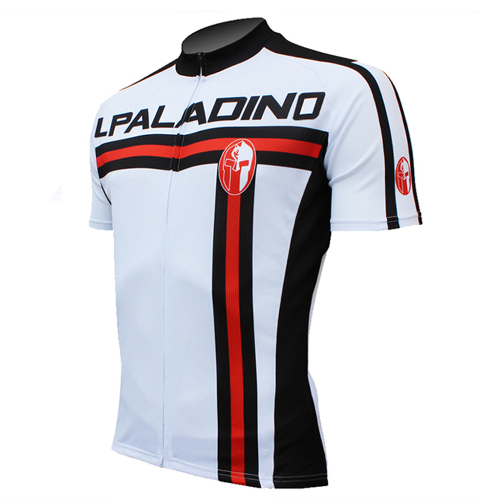 ILPALADINO White Cycling Jersey for Men Road Bike Breathable Shirt for Summer Apparel Outdoor Sports Gear Leisure Biking T-shirt 004 -  Cycling Apparel, Cycling Accessories | BestForCycling.com 