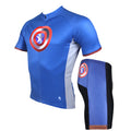 Marvel Comics Hero Short/Long-sleeve Cycling Jersey T-shirt Summer Spring Autumn Clothes Apparel Outdoor Sports Gear Leisure Biking Sportswear Captain American NO.040 -  Cycling Apparel, Cycling Accessories | BestForCycling.com 