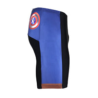 Marvel Comics Hero Short/Long-sleeve Cycling Jersey T-shirt Summer Spring Autumn Captain America NO.040 -  Cycling Apparel, Cycling Accessories | BestForCycling.com 