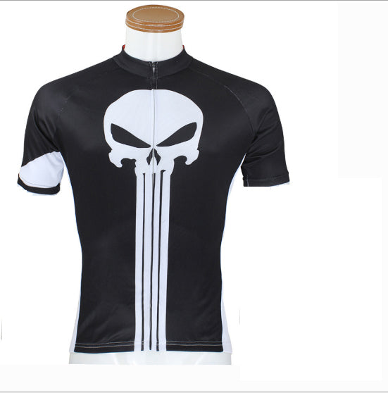 ILPALADINO White Skull Black Men's Bike Suit Cycling Jersey Road/Mountain Bike Wear Breathable Apparel Outdoor Sports Gear Leisure Biking T-shirt NO.44 -  Cycling Apparel, Cycling Accessories | BestForCycling.com 