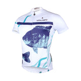 ILPALADINO Men's Cycling Apparel Fish White Bike Shirt for Summer Comfortable Cycling Jersey  Exercise Bicycling Pro Cycle Clothing Racing Apparel Outdoor Sports Leisure Biking Shirts NO.744 -  Cycling Apparel, Cycling Accessories | BestForCycling.com 