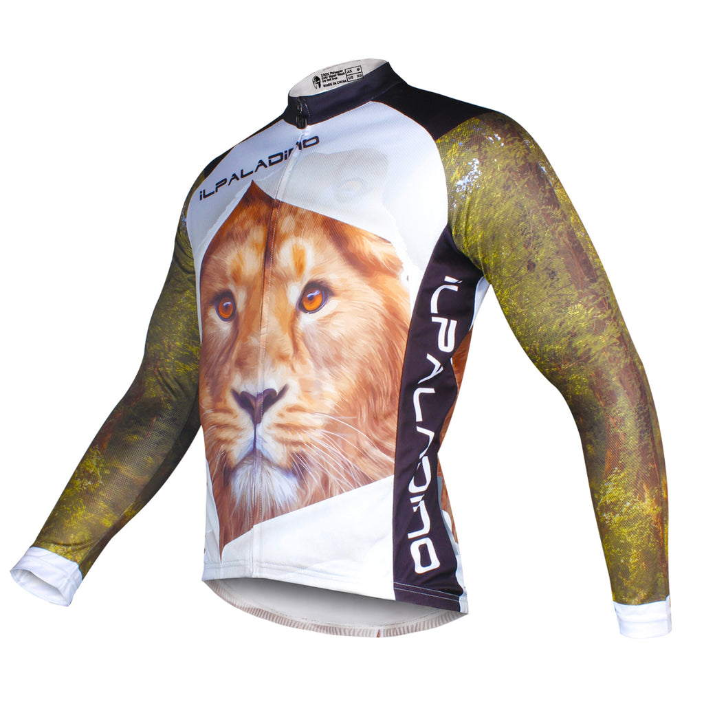 Ilpaladino Wild Lion Men's Long/Short-sleeve Cycling Bike jersey T-shirt Summer Spring Autumn Road Bike Wear Mountain Bike MTB Clothes Sports Apparel Top NO. 706 -  Cycling Apparel, Cycling Accessories | BestForCycling.com 