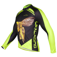 ILPALADINO Honey Bee Men's Long Black and Yellow Sleeves Cycling Jerseys Suit Winter Exercise Bicycling Pro Cycle Clothing Racing Apparel Outdoor Sports Leisure Biking (Velvet) NO.737 -  Cycling Apparel, Cycling Accessories | BestForCycling.com 