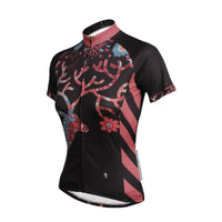 Ilpaladino Elk Night Woman's Cycling Short-sleeve Jersey Summer Sportswear Apparel Outdoor Sports Gear NO.642 -  Cycling Apparel, Cycling Accessories | BestForCycling.com 