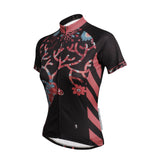 Ilpaladino Elk Night Woman's Cycling Short-sleeve Jersey Summer Sportswear Apparel Outdoor Sports Gear NO.642 -  Cycling Apparel, Cycling Accessories | BestForCycling.com 
