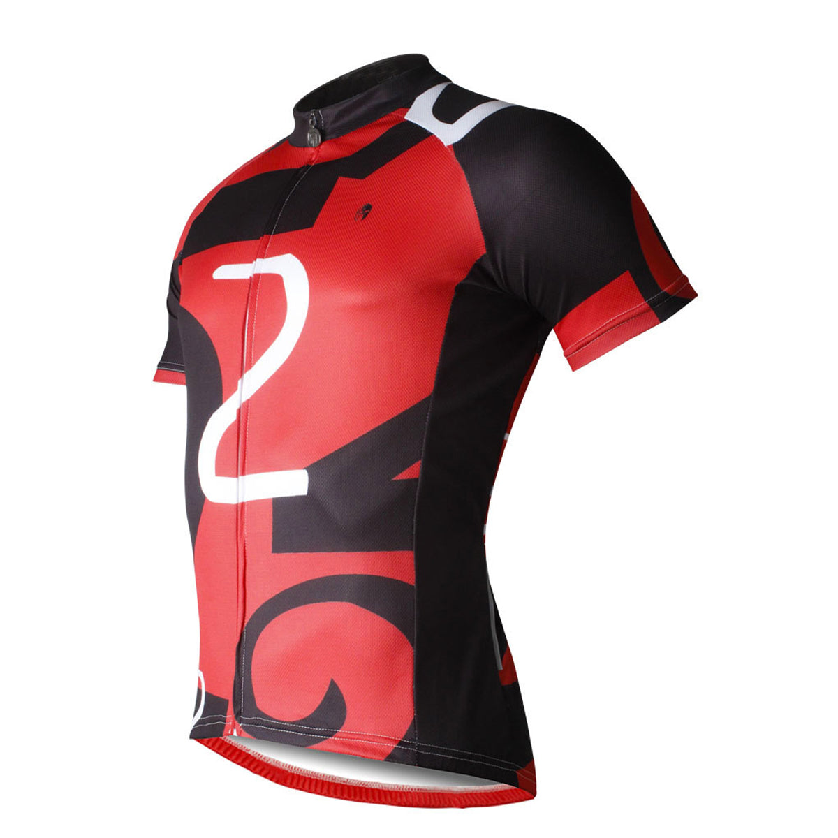 ILPALADINO Number 2 TWO Red&Black Men's Cycling Jersey Red Cycling Short Short for Summer Bike Shirt Quick Dry Apparel Outdoor Sports Gear Leisure Biking T-shirt NO.742 -  Cycling Apparel, Cycling Accessories | BestForCycling.com 