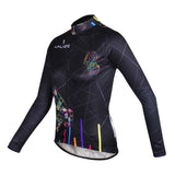 Black Woman's Cycling Jerseys Black embroidery Jerseys.712 -  Cycling Apparel, Cycling Accessories | BestForCycling.com 