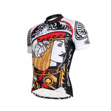 ILPALADINO Poker Face Playing Card Spades Jack Men's Biking Cycling Jersey Artistic Pattern Clothes Comfortable Bike Shirt Face Cards Court Cards NO.639 -  Cycling Apparel, Cycling Accessories | BestForCycling.com 