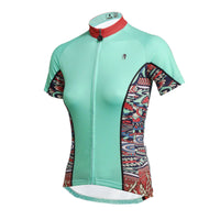 Ilpaladino Mint Green Summer Women's Short-Sleeve Cycling Suit/Jersey Biking Shirts Breathable Outdoor Sports Gear Leisure Biking T-shirt Sports Clothes NO.650 -  Cycling Apparel, Cycling Accessories | BestForCycling.com 