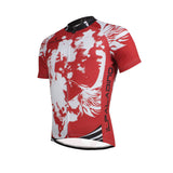Angel White Wing Feather Red Cycling Jersey Men's  Short-Sleeve Bicycling Shirts Summer NO.657 -  Cycling Apparel, Cycling Accessories | BestForCycling.com 