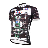ILPALADINO Men's Cycling Apparel Crazy Robot Pattern Bike Shirt for Summer Quick Dry Comfortable Short Sleeve NO.747 -  Cycling Apparel, Cycling Accessories | BestForCycling.com 
