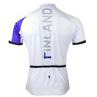 ILPALADINO Finland Simple White Man's Short-sleeve Cycling Jersey Team Jacket T-shirt Summer Spring Autumn Clothes Sportswear Racing Apparel NO.056 -  Cycling Apparel, Cycling Accessories | BestForCycling.com 