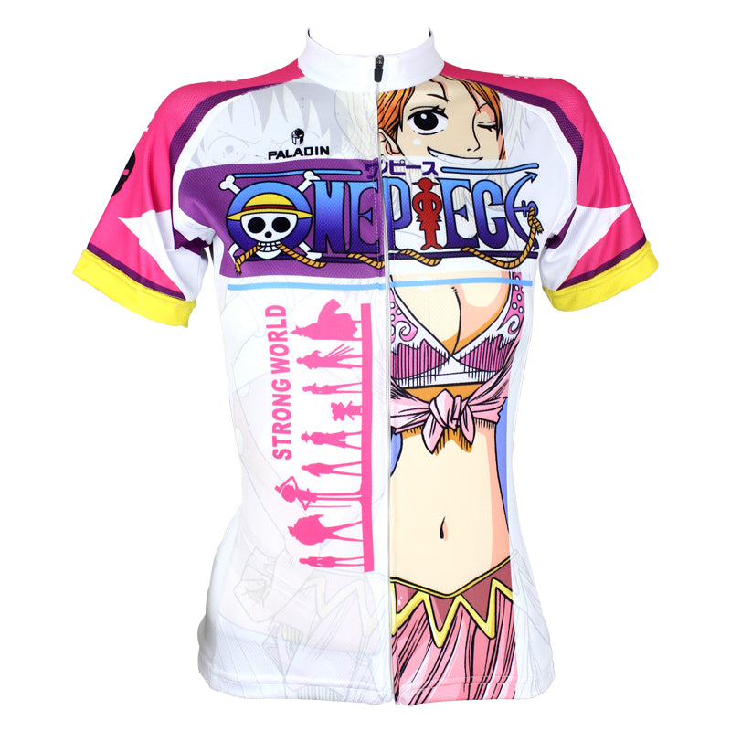 Ilpaladino ONE PIECE Series Woman's Summer Sport Cycling Jersey/Suit Apparel Outdoor Sports Gear Leisure Biking T-shirt Cartoon World Nami/Robin/Luffy/Pirate Empress/Chopper -  Cycling Apparel, Cycling Accessories | BestForCycling.com 