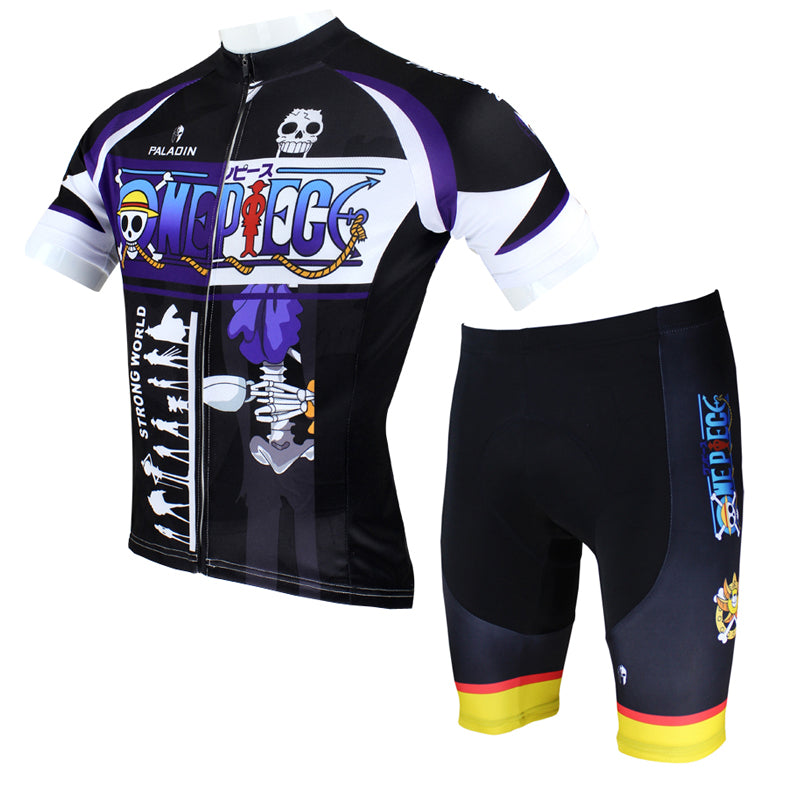 ONE PIECE Series Men's Short-sleeve Cycling Suit Team Jacket T-shirt Summer Suit Spring Autumn Clothes Sportswear Cartoon World Anime Animation Ace/Luffy/Zoro/Chopper/Brook/Usopp/Sanji/Franky -  Cycling Apparel, Cycling Accessories | BestForCycling.com 