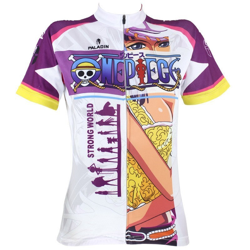 Ilpaladino ONE PIECE Series Woman's Summer Sport Cycling Jersey/Suit Apparel Outdoor Sports Gear Leisure Biking T-shirt Cartoon World Nami/Robin/Luffy/Pirate Empress/Chopper -  Cycling Apparel, Cycling Accessories | BestForCycling.com 