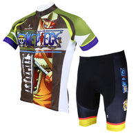 ONE PIECE Series Men's Short-sleeve Cycling Suit  T-shirt Summer Ace/Luffy/Zoro/Chopper/Brook/Usopp/Sanji/Franky -  Cycling Apparel, Cycling Accessories | BestForCycling.com 