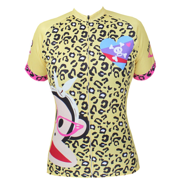Big Mouth Monkey Woman's Short-sleeve Cycling Jersey Summer Paul Frank NO.087 -  Cycling Apparel, Cycling Accessories | BestForCycling.com 