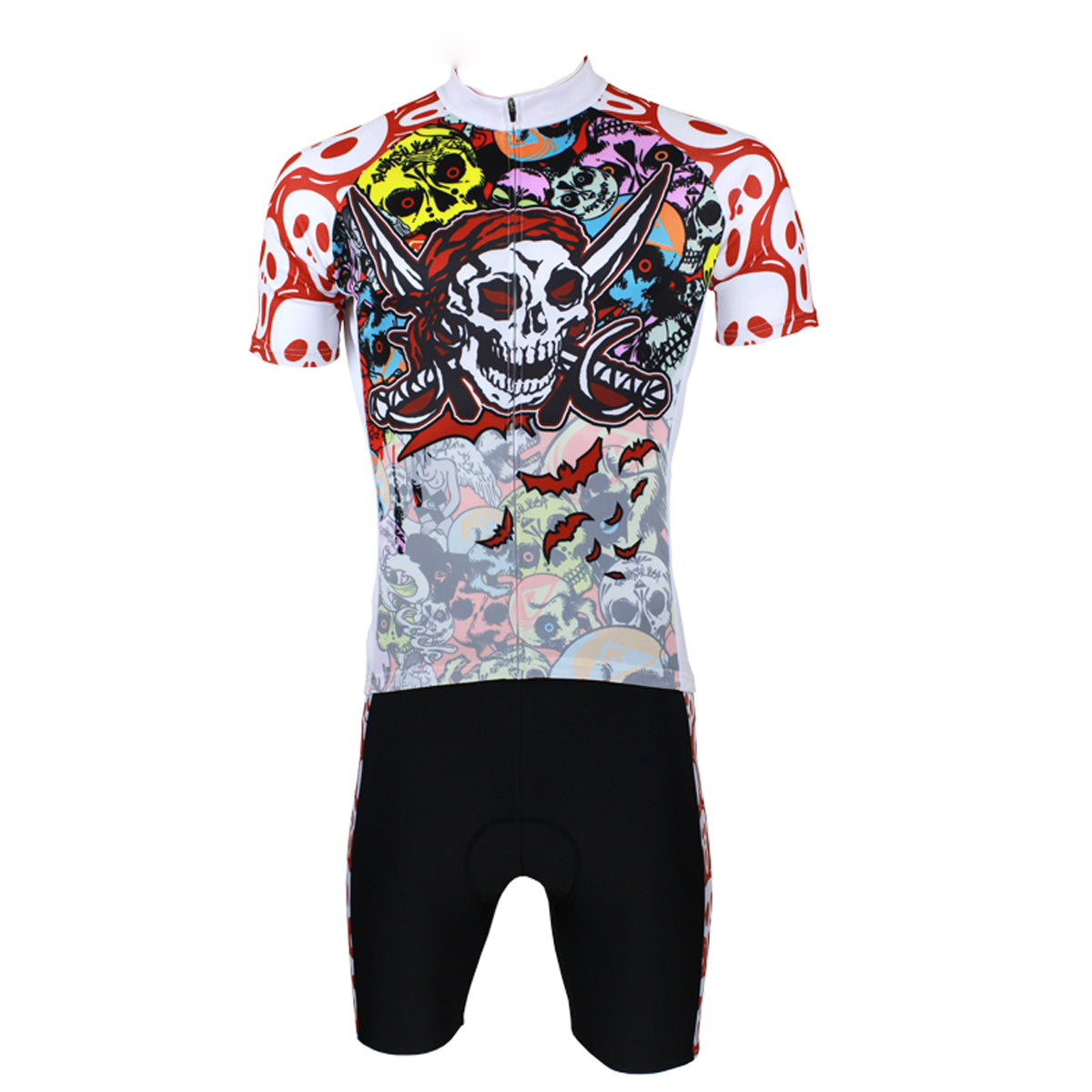 ILPALADINO Pirate Skull Men's Short Sleeves Cycling Jersey Sport Suit  Spring Autumn Exercise Bicycling Pro Cycle Clothing Racing Apparel Outdoor Sports Leisure Biking Shirts 088 -  Cycling Apparel, Cycling Accessories | BestForCycling.com 