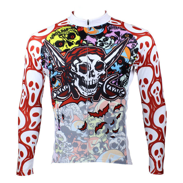 ILPALADINO Skull Men's  Long Sleeves Cycling Jersey Pro Cycle Clothing Racing Apparel Outdoor Sports Leisure Biking T-shirt Spring Autumn 088 -  Cycling Apparel, Cycling Accessories | BestForCycling.com 