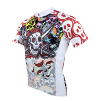 Pirate Skull Men's Short Sleeves Cycling Jersey Suit Spring Autumn Shirts 088 -  Cycling Apparel, Cycling Accessories | BestForCycling.com 