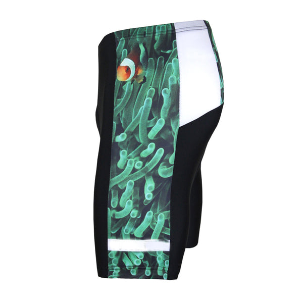 Seaweed Clown Fish Sea Anemone Cycling Padded Bike Shorts Spandex Clothing and Riding Gear Summer Pant Road Bike Wear Mountain Bike MTB Clothes Sports Apparel Quick dry Breathable NO. DK089 -  Cycling Apparel, Cycling Accessories | BestForCycling.com 