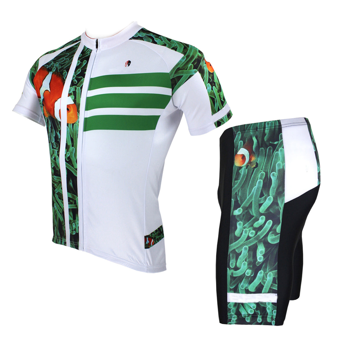 ILPALADINO Animal Clown Fish Sea Grass Man's Short/long-sleeve Blue Cycling Jersey Team Kit Jacket Pro Cycle Clothing Racing Apparel T-shirt Summer Spring Suit Spring Autumn Clothes Sportswear NO.089 -  Cycling Apparel, Cycling Accessories | BestForCycling.com 