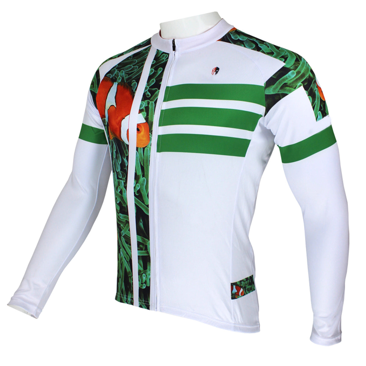 ILPALADINO Animal Clown Fish Sea Grass Man's Short/long-sleeve Blue Cycling Jersey Team Kit Jacket Pro Cycle Clothing Racing Apparel T-shirt Summer Spring Suit Spring Autumn Clothes Sportswear NO.089 -  Cycling Apparel, Cycling Accessories | BestForCycling.com 