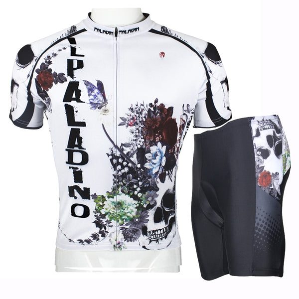 ILPALADINO Flower Blossom&Skull Men's Summer Cycling Short-sleeve Suit Bike Exercise Bicycling Pro Cycle Clothing Racing Apparel Outdoor Sports Leisure Biking Shirts SportsWear Quick—dry Shirt 091 -  Cycling Apparel, Cycling Accessories | BestForCycling.com 
