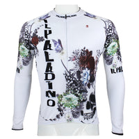 ILPALADINO SKULL Men's Long Sleeves Cycling Jersey  Pro Cycle Clothing Racing Apparel Outdoor Sports Leisure Biking T-shirt Spring Autumn NO.091 -  Cycling Apparel, Cycling Accessories | BestForCycling.com 