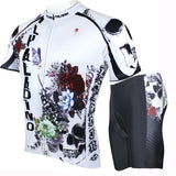 ILPALADINO Flower Blossom&Skull Men's Summer Cycling Short-sleeve Suit Bike Exercise Bicycling Pro Cycle Clothing Racing Apparel Outdoor Sports Leisure Biking Shirts SportsWear Quick—dry Shirt 091 -  Cycling Apparel, Cycling Accessories | BestForCycling.com 