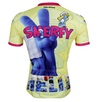 Ilpaladino The smurfs Man's Spring Summer Sportswear Short-sleeve Cycling Jersey Bicycling Pro Cycle Clothing Racing Apparel Outdoor Sports Leisure Biking T-shirt Cartoon World NO.095 -  Cycling Apparel, Cycling Accessories | BestForCycling.com 