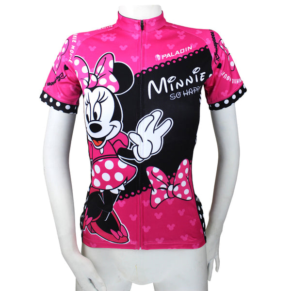 Mickey Mouse's Girlfriend Minnie Woman's Short/Long-sleeve Cycling Jersey/Suit NO.096 -  Cycling Apparel, Cycling Accessories | BestForCycling.com 