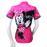 Ilpaladino Mickey Mouse's Girlfriend Minnie Woman's Short/Long-sleeve Cycling Jersey/Suit Sportswear Leisure Biking Shirt Cartoon World NO.096 -  Cycling Apparel, Cycling Accessories | BestForCycling.com 