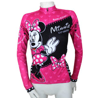 Mickey Mouse's Girlfriend Minnie Woman's Short/Long-sleeve Cycling Jersey/Suit NO.096 -  Cycling Apparel, Cycling Accessories | BestForCycling.com 